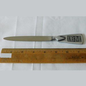 Vintage IBM International Business Machines Advertising Promo Letter Opener